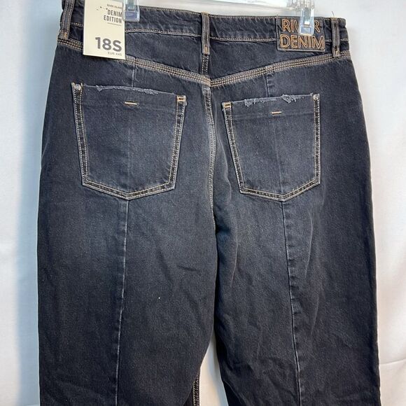 River island Denim Edition Ri O door luxe collection jeans 14 short NWT - Picture 6 of 13